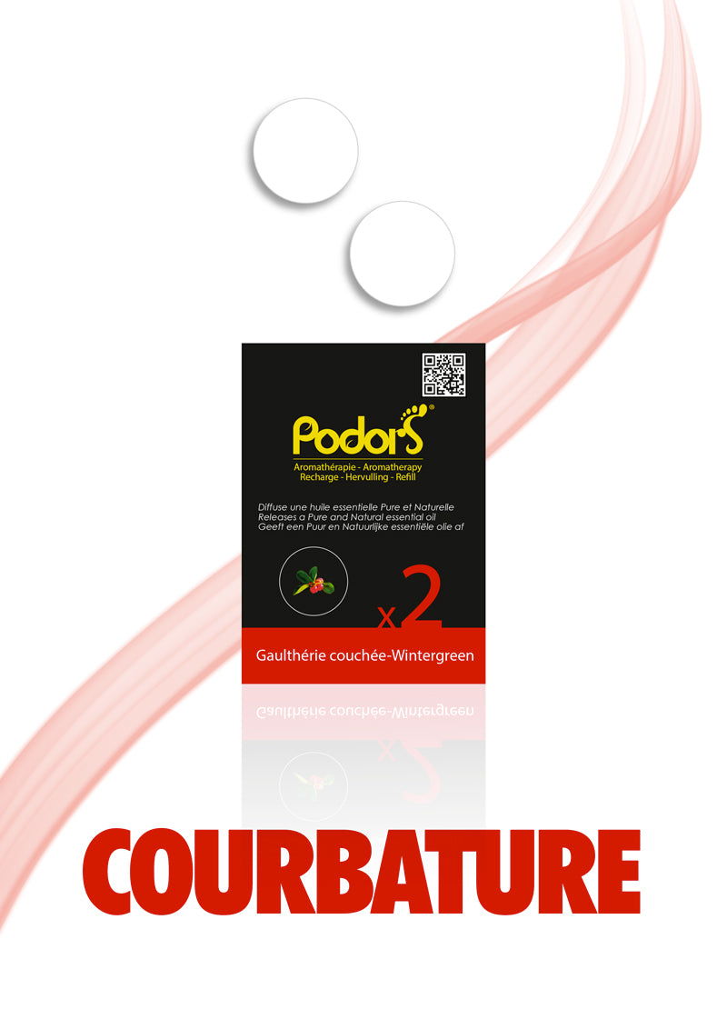 Recharges Podors® aux huiles essentielles de gaulthérie couchée