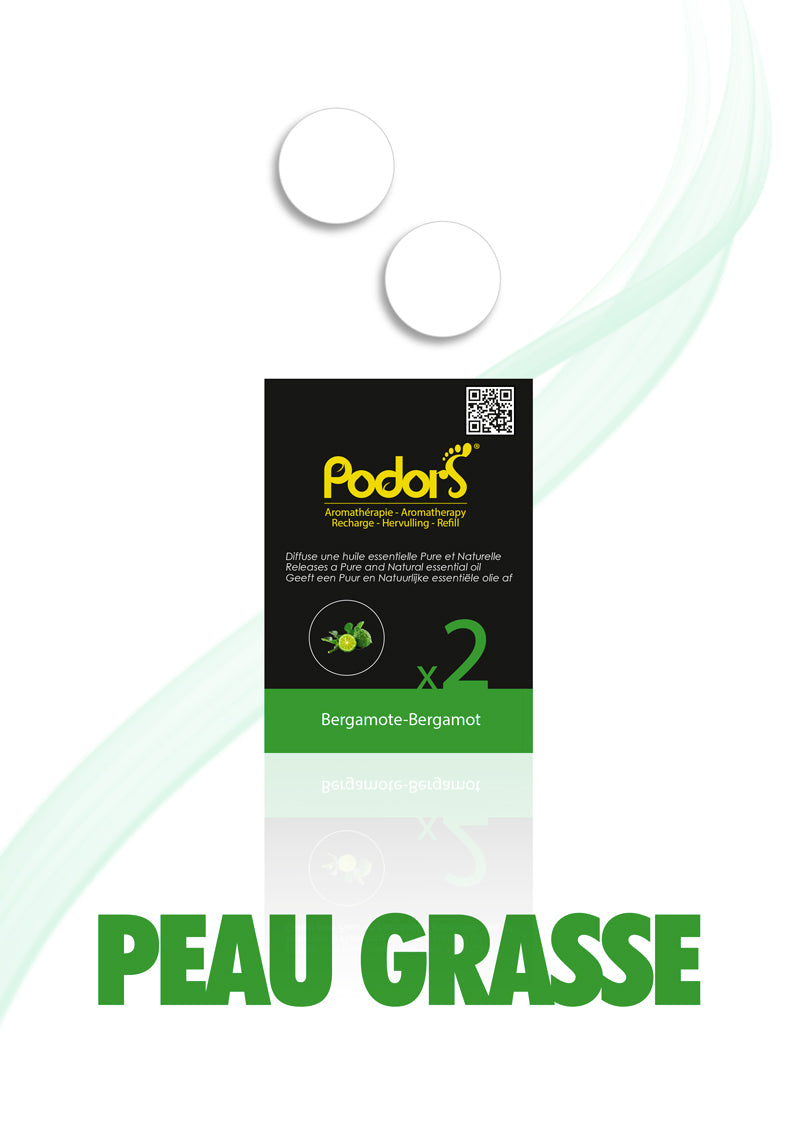 Recharges Podors® aux huiles essentielles de bergamote