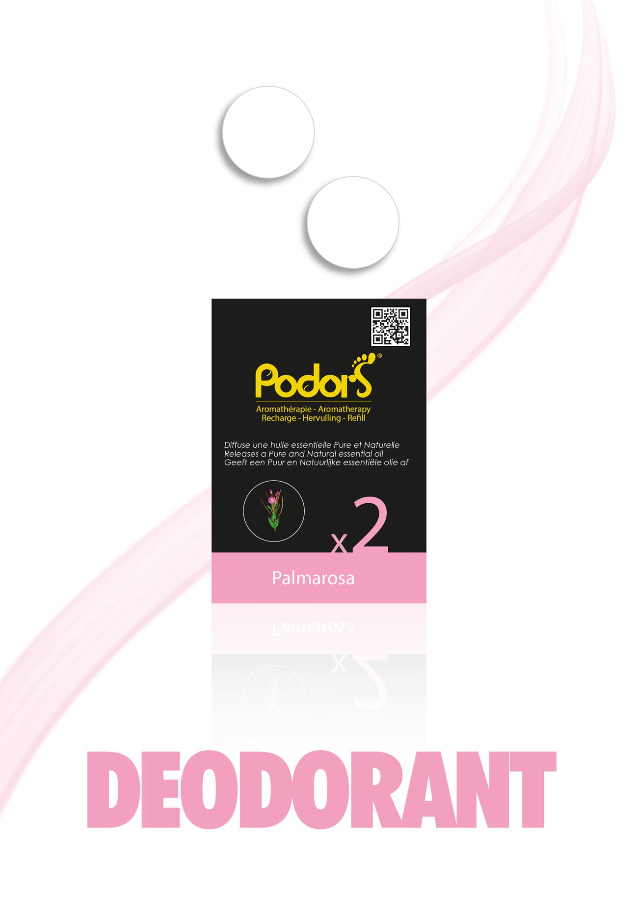 Recharges Podors® aux huiles essentielles de Palmarosa