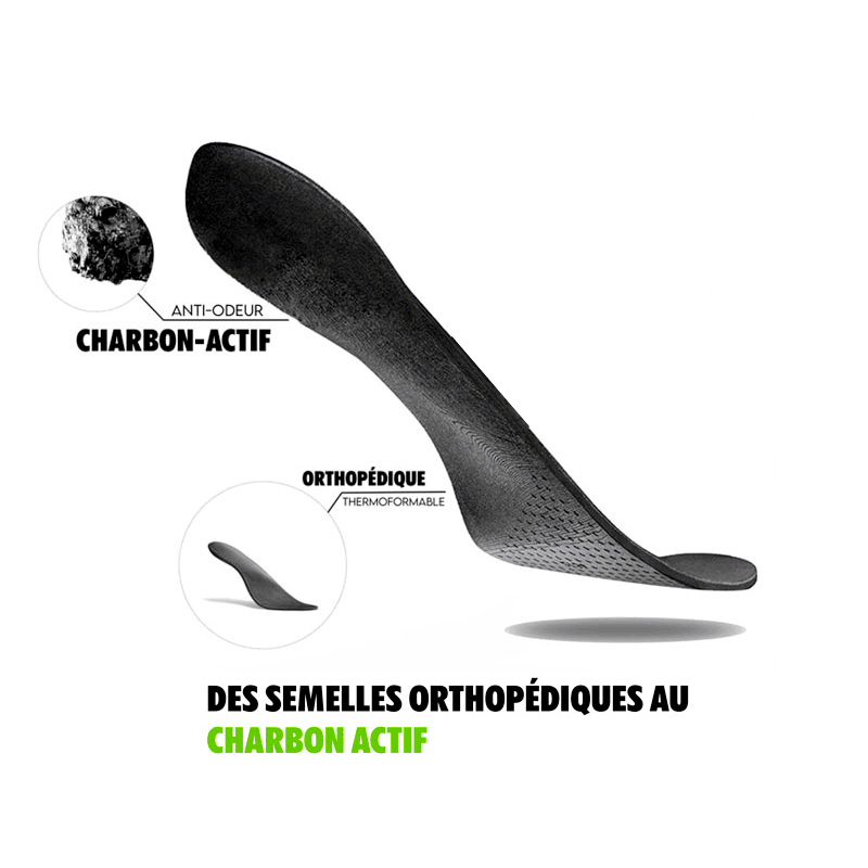 Solar®: Paire de semelles rechargeables aux huiles essentielles (Homme, Femme et Enfant)